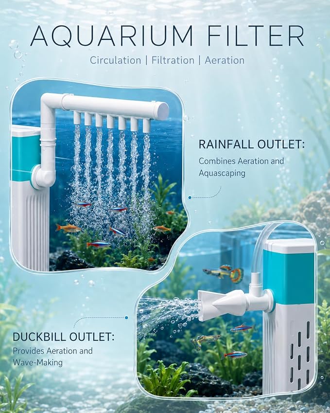 3 Gallon Betta Fish Tank Starter Kit - Negative Pressure Acrylic Aquarium | Desktop Small Aquarium with 3-Color LED Light, Quiet Water Pump Filter, Blue Sand & Net for Guppies, Goldfish & Small Fish
