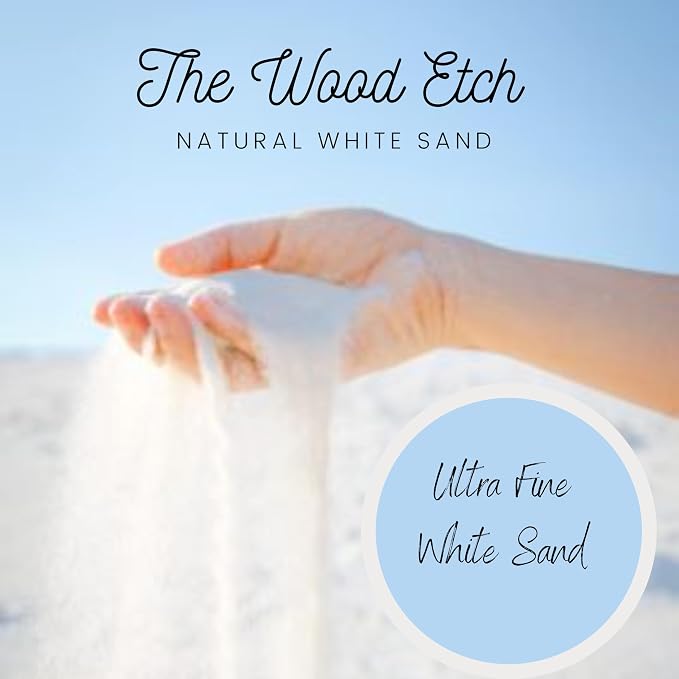 | White Sand, Fine Sand, White Aquarium Sand, Craft Sand, Colored Sand, Casting Sand, Decorative Bulk Craft Sand, Playsand (10 LB)
