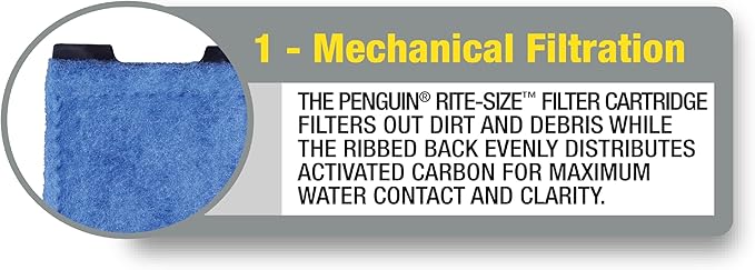 Marineland Penguin Bio-Wheel Replacement Filter Cartridges, Rite-Size C, 6 Count