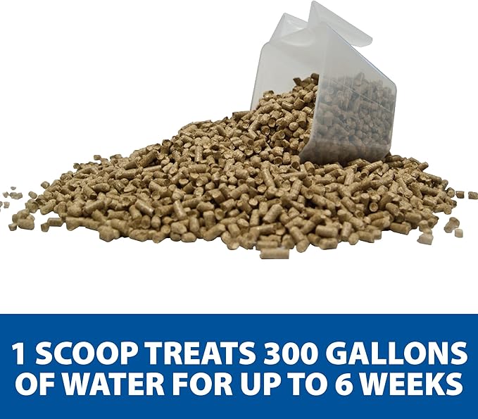 The Pond Guy Barley Straw Pellets Natural Clarifier for Water Gardens & Fountains, Treatment for Cloudy Ponds, Koi Fish, Plant & Pet Safe, 12 lbs