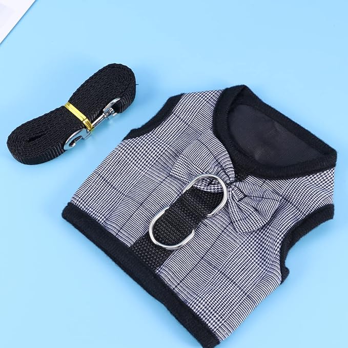 POPETPOP 3pcs Small Pet Breathable Mesh Vest for Guinea Pigs and Small Animals Comfortable Traction Strap for Easy Walking s