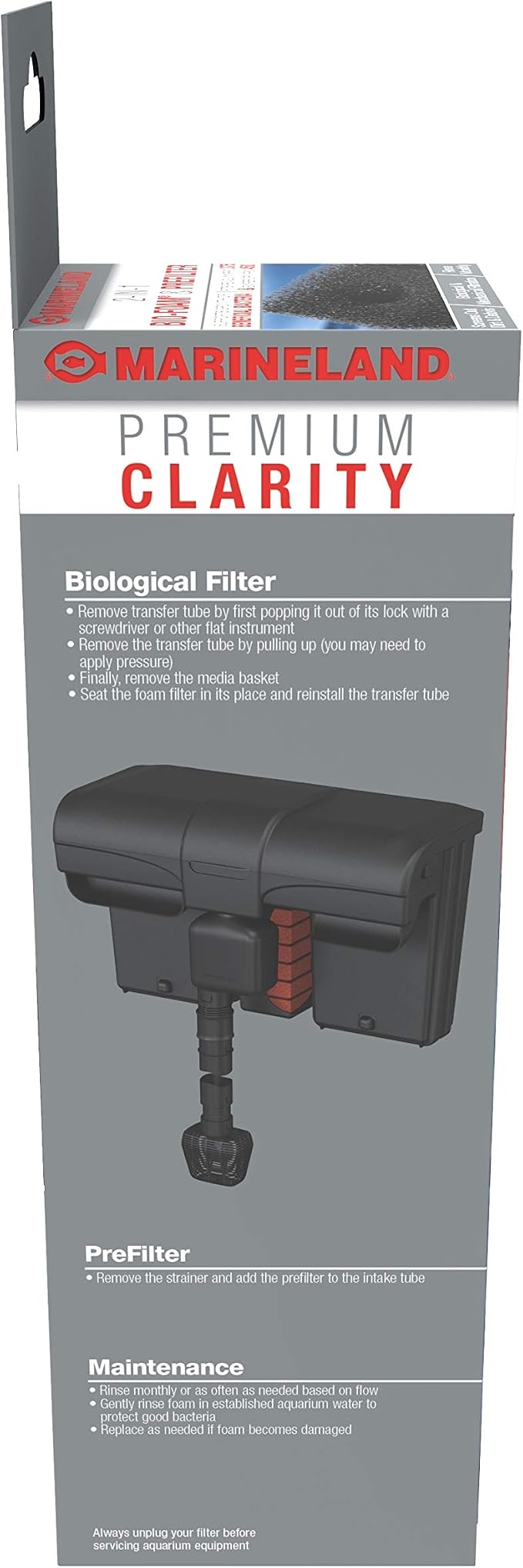 MarineLand ML EMP 450/PGUIN 375 Foam Filter 12/1 CT, (Model: AQ-78309)