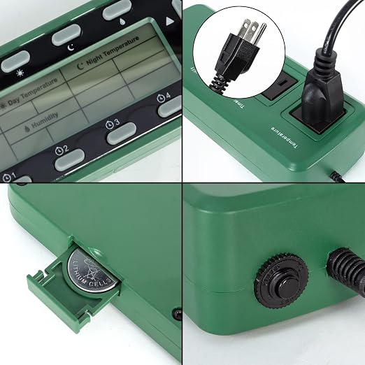 Repti Zoo Digital Reptile Thermometer Hygrometer Controller THC15N