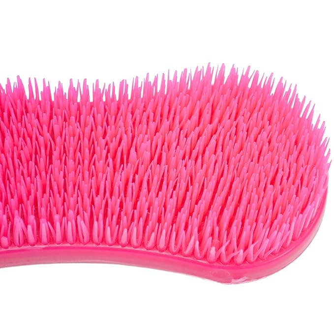 Intrepid International Magic Horse Brush, for Horse Grooming Kit w/Durable Plastic Bristles, Horse Brushes for Grooming, Dark Pink
