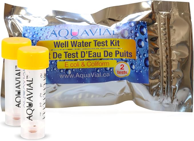 Water Testing Kit 2 Pack - E Coli and Coliform Test for Drinking, Pool, Pond, Lake, Well Quality - Bacteria Tester