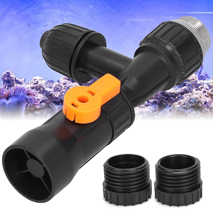 Aquarium Water Changer Fish Tank Gravel Vacuum Siphon Replacement | Aquarium Gravel Cleaner Replacement Part with 3 Tab Connector Faucet Adapter