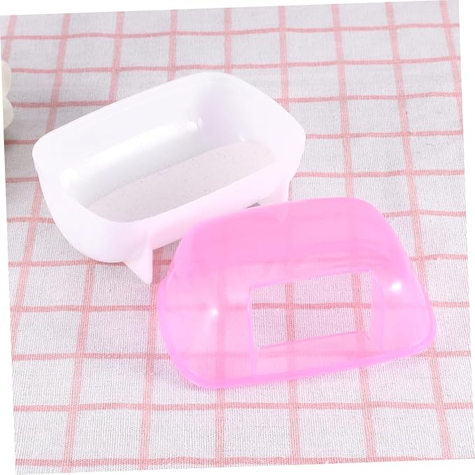 Totority 500g Chinchilla House Bath Room Small Pet Hamster Bathroom Dust Bath Container Powder Stress Relief for Small Animals