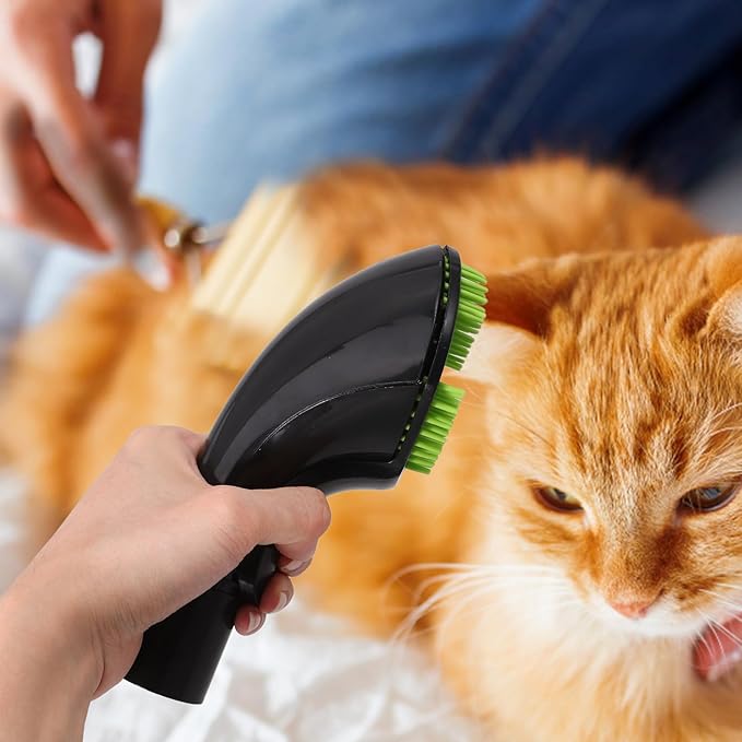 Vacuum Pet Brush Attachment for Dog Hair Cleaning Comfortable Grooming Accessory Use Pet Grooming Brush Replacement Tool Reduces Shedding and Saves for All Skill Levels
