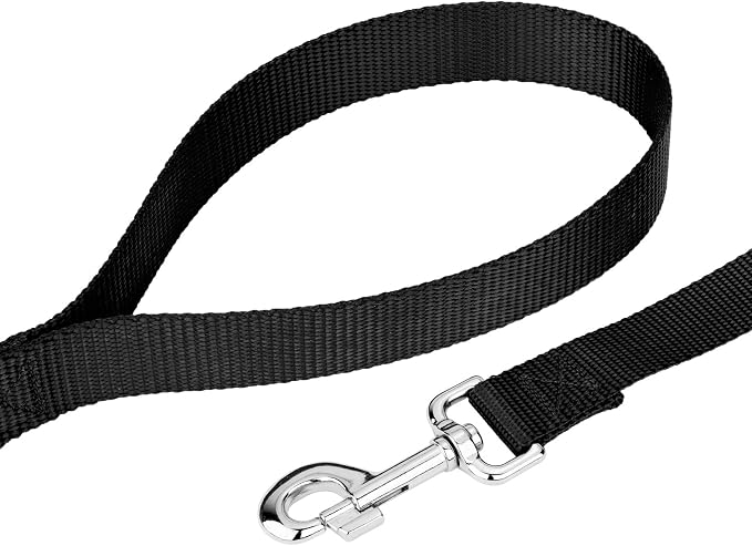 Country Brook Petz - Everyday Nylon Dog Collar and Leash - 10+ Cool Colors (3/8 Inch, 3XS, Black)