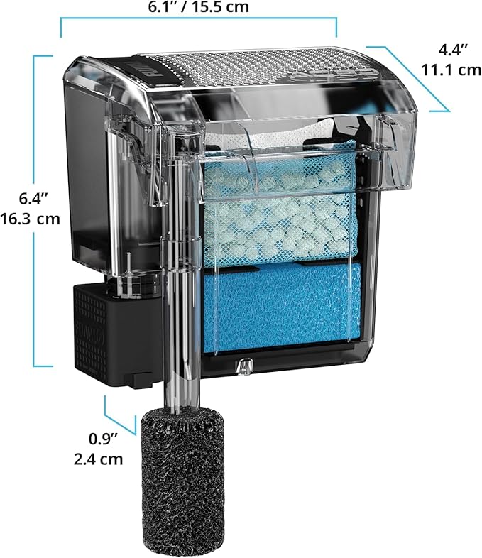 AquaClear 30 Power Filter, Fish Tank Filter for 10- to 30-Gallon Aquariums
