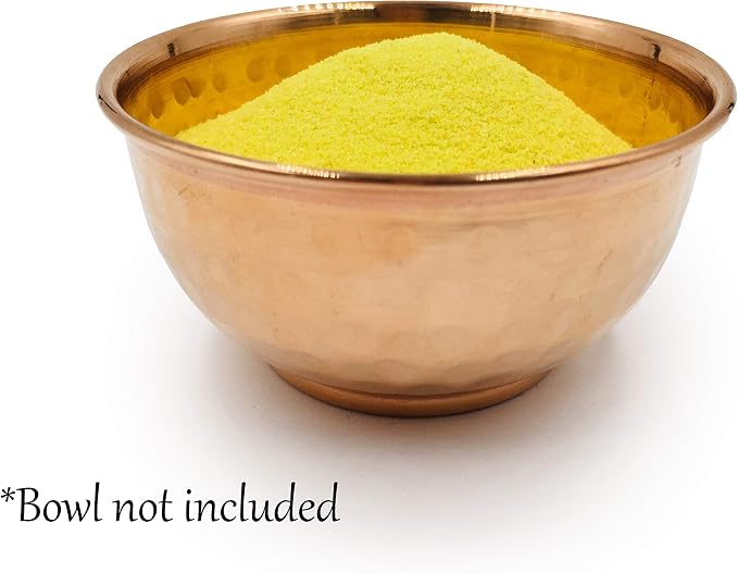 Alternative Imagination Yellow Fine Colored Sand for Ritual Use, Zen Gardens, Incense Burners, Smudging Bowls, Unity Ceremonies, Mandalas, Spiritual Practices, Arts & Crafts (1 Pound)