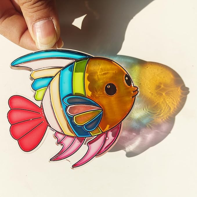30 Set Ocean Animal Suncatcher Craft Kits, DIY Under the Sea Window Art | Featuring DIY window art for summer activities, sea-themed parties, and home decor beach-themed events