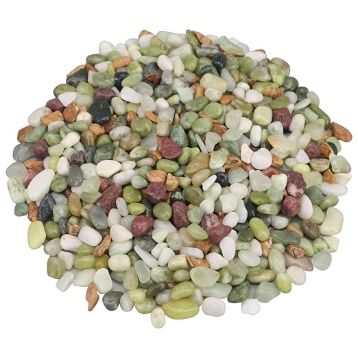 Landscaping Pebbles, River Rocks, Decorative Garden Stones | Garden Gravel Filler For Home Decoration, Flower Bed, Fish Tank, Plants, Indoor And Outdoor Landscaping