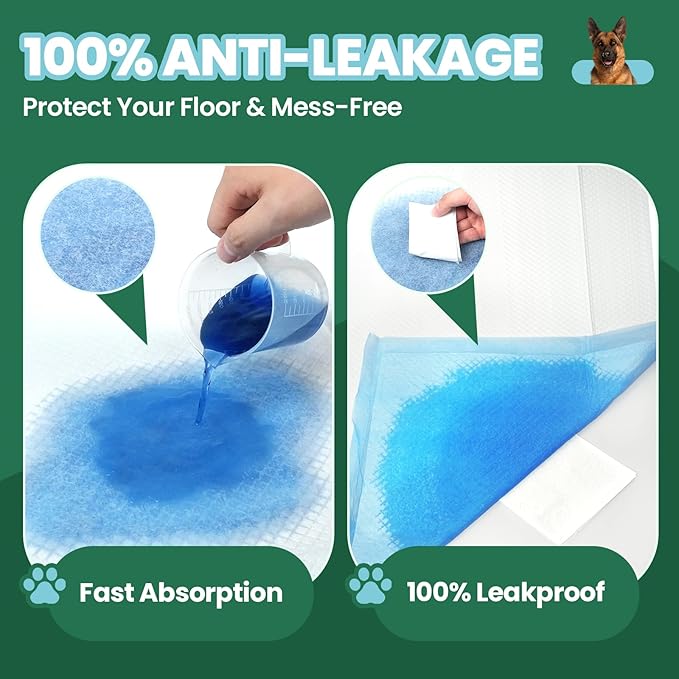 IMMCUTE 50 Pack Dog Pee Pads, 30"x36" Great Value Puppy Pads XL, Pee Pads for Dogs Extra Large, Wee Wee Pads for Potty Training, Disposable Doggie Pads Super Absorbent & Leak-Proof