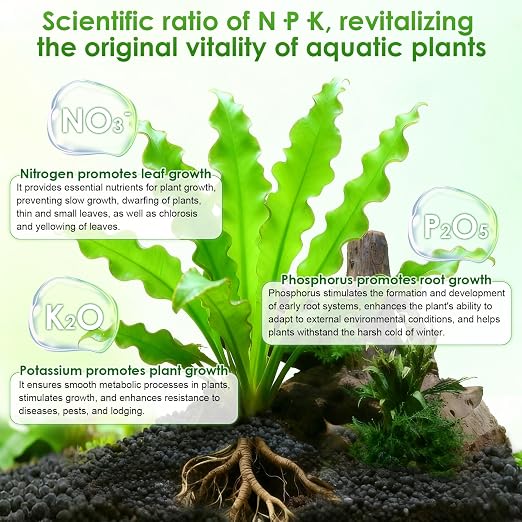 HC034 Aquarium Plant Liquid Fertilizer - Advanced Macro Nutrient Solution for Freshwater Planted Tanks, Promotes Root & Leaf Growth, 150ml/500ml/1000ml (150mL)