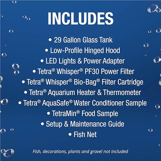 Tetra 29 Gallon Complete Tropical Fish Tank Kit