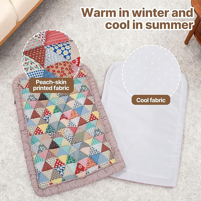 Beberoad Large Pet Stroller Single-Sided Pad - Warm and Non-Slip Mat, R8 Special Pet Stroller Seat Cushion, Comfortable and Soft