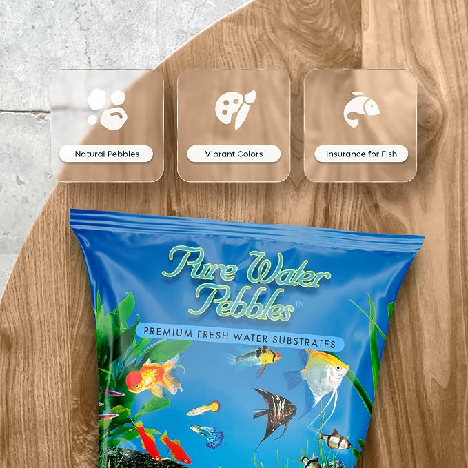 Lasernite Glo Aquarium Gravel - 5 lbs - Non-Toxic, Colorfast, Vibrant Substrate for Aquariums, Terrariums, Ponds & Crafts