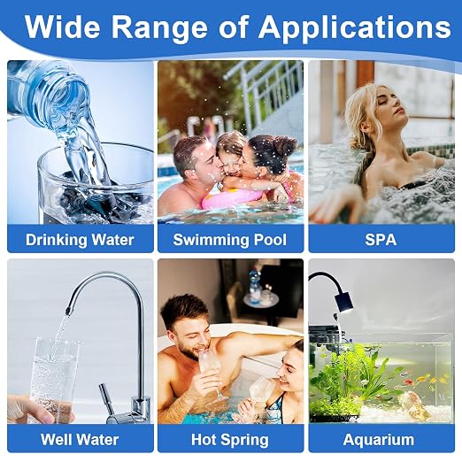 Water Testing Kits for Drinking Water - 150 Strips 24 in 1 Well, Tap | Drinking Water Test Kit, Water Test Strips with Hardness, pH, Lead, Iron, Copper, Chlorine, and More