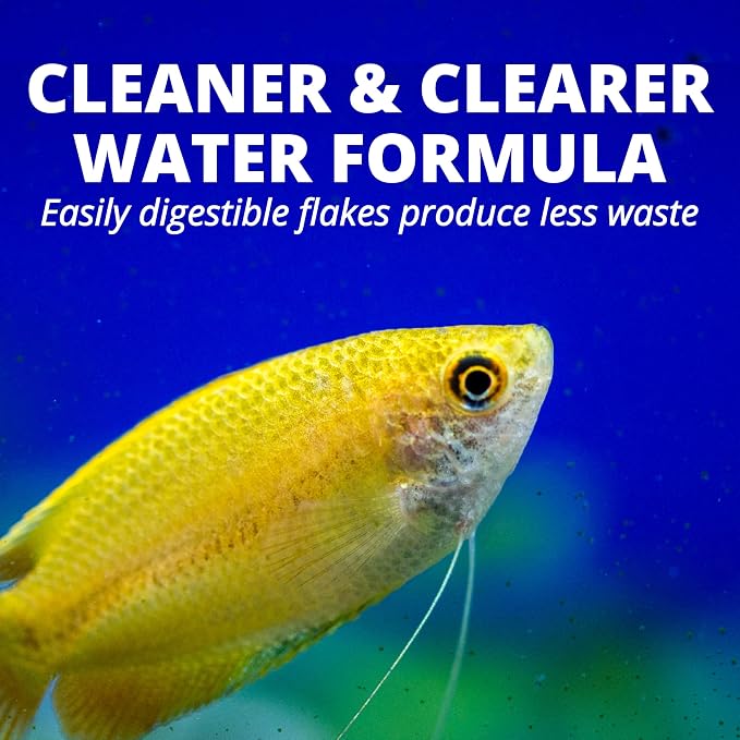 TetraColor Tropical Flakes, Color Boosting Fish Food, Nutritionally Balanced Diet for Tropical Fish, 2.2 lbs