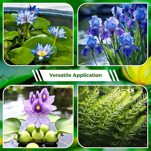 Aquatic Plant Soil for Water Lily & Lotus – Clay-Based, Nutrient-Rich | Pond Plant Growing Medium, Multi-Mineral Blend, Ideal for Small Ponds & Water Gardens, Safe for Fish & Aquatic Life 2 LB