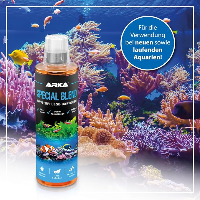 Microbe-Lift Special Blend Aquarium Water Care Treatment, Cleaner & Clarifier for Fresh and Saltwater Fish Tanks, Reduces Maintenance & Helps with Aquarium Algae Control and Odor, 1 Gallon (SBHG1)