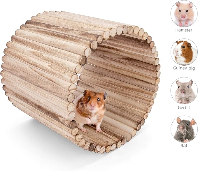 Niteangel Small Animal Climbing Toys - Suspension Bridge Ladder for Hamsters Gerbils Mice Rats Guinea Pigs or Other Small Pets (23.6'' x 7.8'')