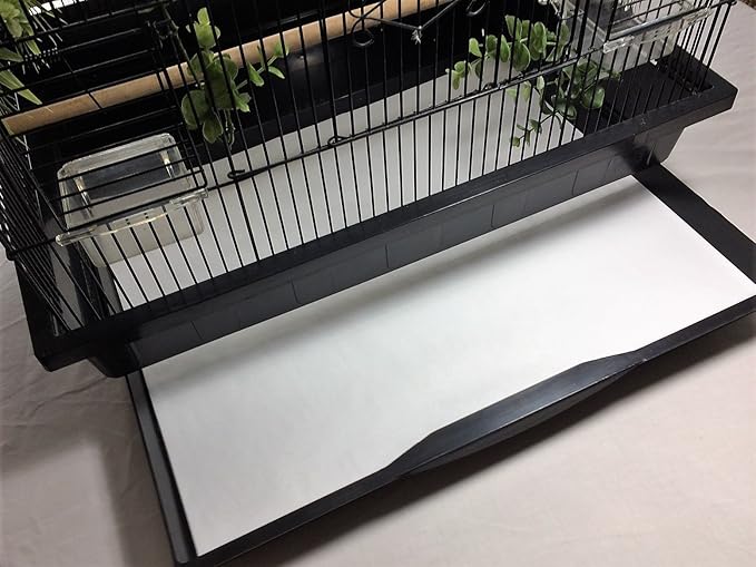 BirdCage Liners - POLY COATED, Small Sizes, Custom Orders, 60, 100 or 150 Pre Cut Sheets - Up To 150 Ft Of Paper