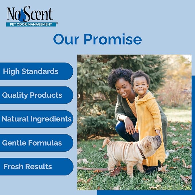 No Scent Pet Fur Odor Spray & Rinseless Cleaner for Dog, Cat, Hamster, Small Animal & Furry Pets (128 Fl Oz / 1 Gallon)