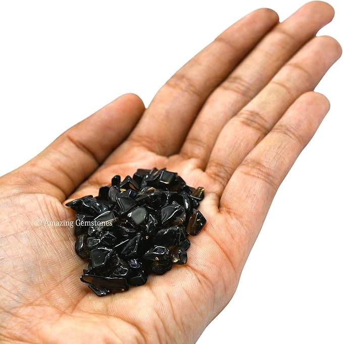 Smoky Quartz Crystal Aquarium Gravel - Rocks, Tumbled Stone and Tiny Crystals for Decoration (Natural AAA Grade Gemstones) (1000+ carat)