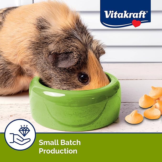 Vitakraft Drops with Orange Flavor Guinea Pig Treats 5.3 oz Bag Delicious Yogurt Enriched Snacks with Vitamin C Essential Nutrients and Wholesome Nourishment for Small Pets