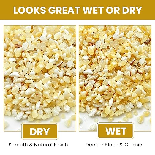 1/8 Inch Aquarium Gravel, Small Pebbles for Fish Tank, Indoor Plants & Succulents, Natural Mini River Rocks for Drainage, Terrarium, Top Dressing & Vase Filler, Cream Beige, 6LB