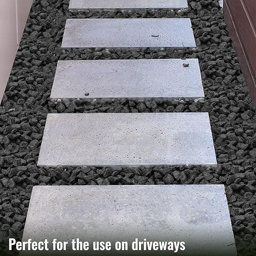 NUPICK 10 Pound Gravel Rocks, 0.5-0.7 Inches Polished Pebbles for Plants, Fish Tank, Clear Vase and More, Natural Black Stones