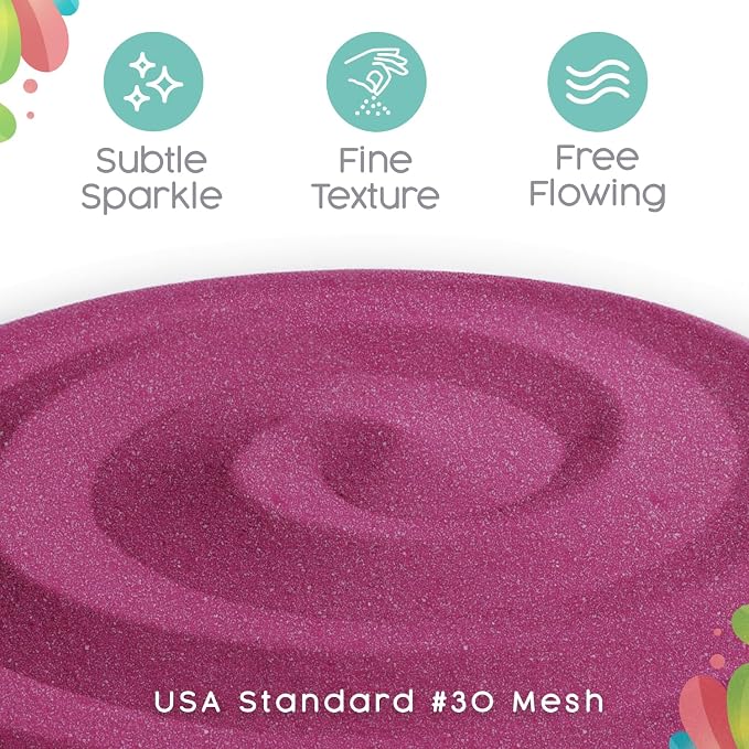 Magenta Unity Sand, 1 LB (16 oz), Pink Colored Sand for Weddings, Vase Filler, Home Decor, Crafts, Terrariums, and More