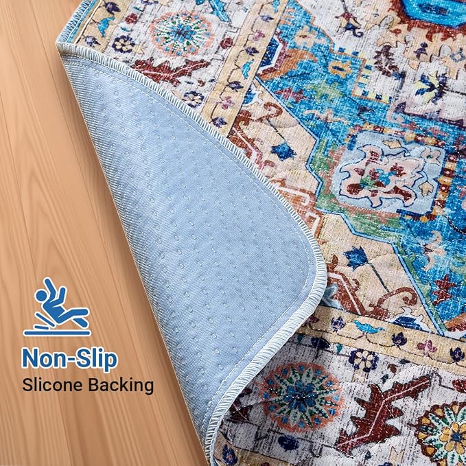 Washable Dog Pee Pads - 2 Pack， 48x36 Inch Large Reusable Absorbent Waterproof Puppy Potty Training Pads, Non-Slip Leakproof Whelping Pet Boho Mat for Crate, Playpen， Kennel & Indoors