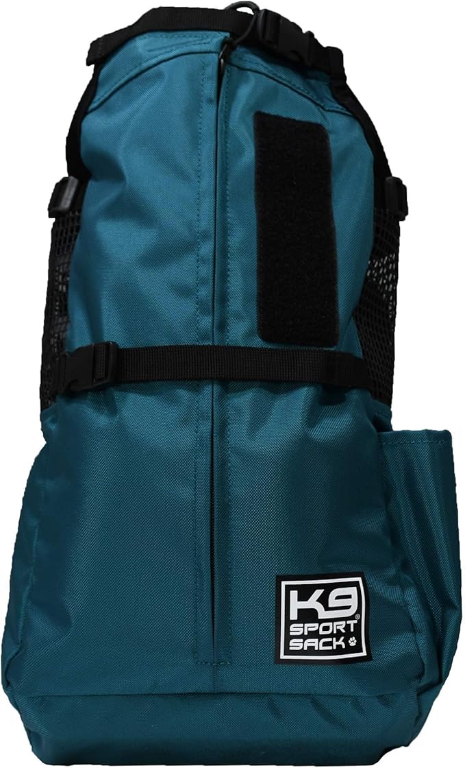 K9 Sport Sack Trainer - Small, Harbor Blue - Ideal for Dogs with 13-16” Back Length - Backpack-Style Training Carrier - Meant for Quick, Non-Strenuous Activities