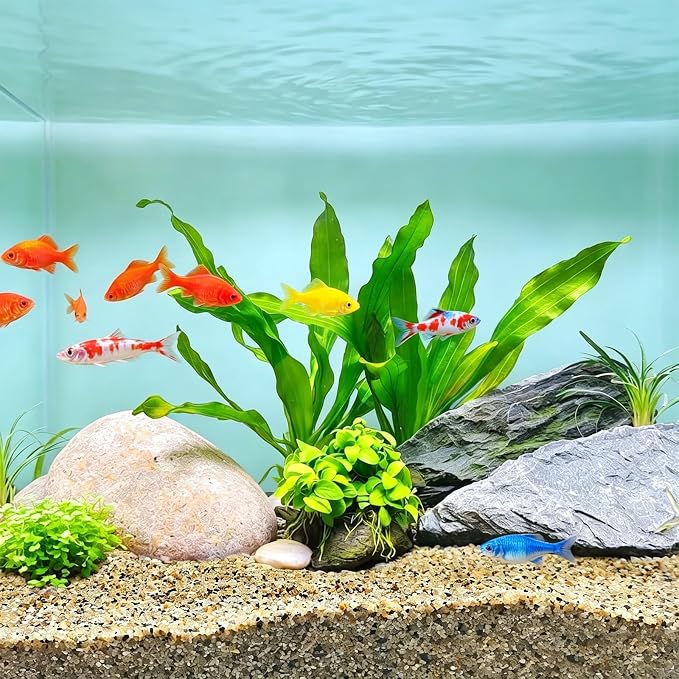 Brown Aquarium Sand, 20lbs Fish Tank Sand Mini Gravel Substrate | Silica Sand Substrate for Freshwater Saltwater Aquarium, Terrarium, Plant, Craft Decor