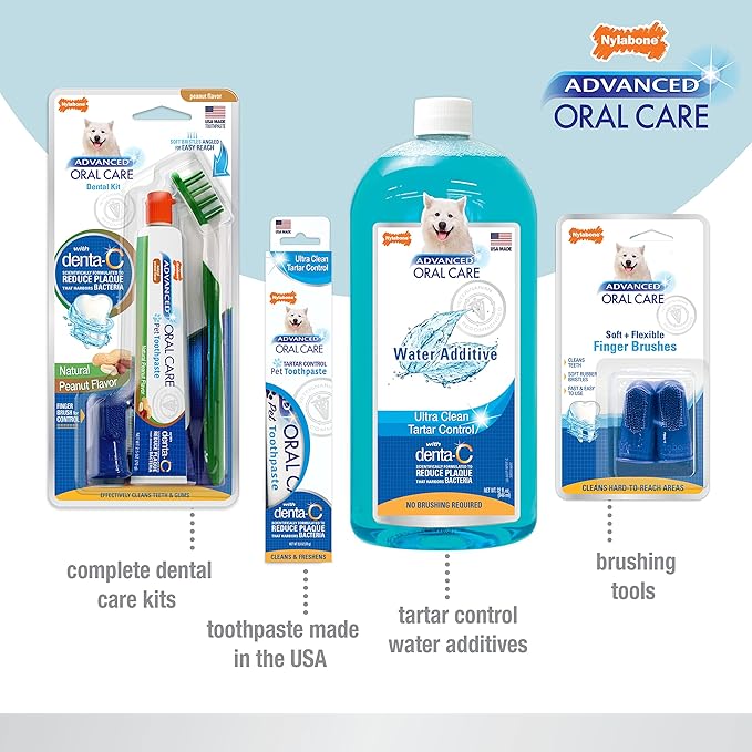 Nylabone Advanced Oral Care Natural Toothpaste Peanut Butter 2.5 oz. (1 Count)