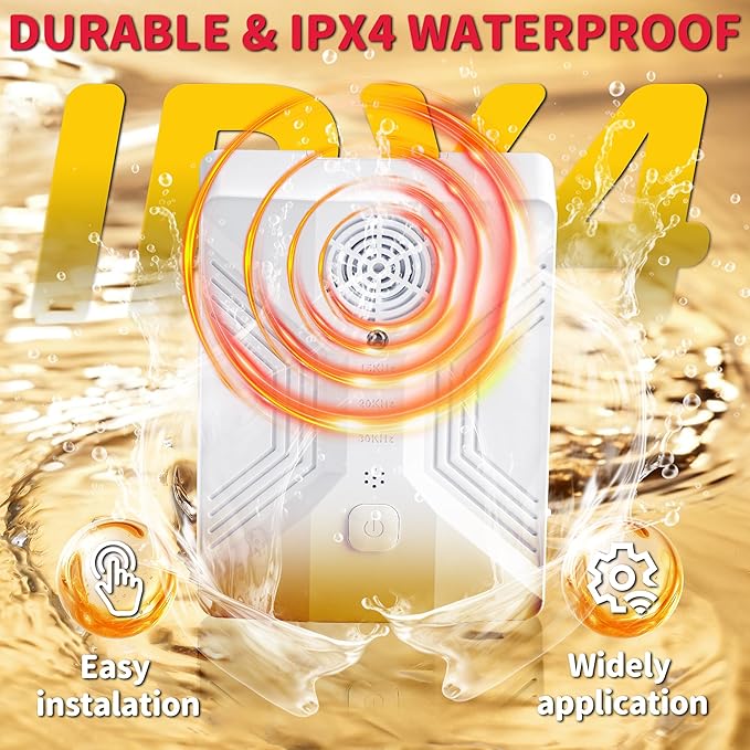 Anti Barking Device for Dogs, Rechargeable Ultrasonic Dog Barking Deterrent Devices with 3 Modes, 50Ft Waterproof Barking Dog Deterrent Bark Box for Outdoor & Indoor, Safe Barking Silencer for Dogs