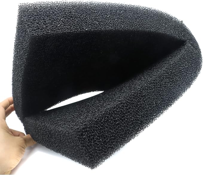 Aquarium Filter Sponge Pad 23" x 12" x 2", 30PPI Cut-to-Size Foam | For Fish Tank, Pond Filter