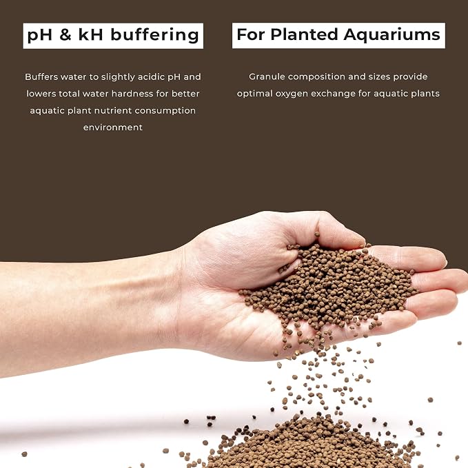 Ultum Nature Systems Controsoil - Freshwater Aqua Soil Substrate for Fish, Shrimp, Live Plant Propagation and Aquascaping - 6.8pH Low Ammonia, Volcanic Ash - Brown, Fine (3 Liter)