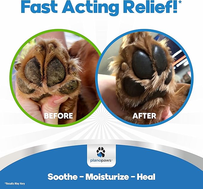 Lick Safe Dog Paw Pad Balm 1 Oz - Dog Nose Balm for Dry Nose - Safe Effective Paw Balm for Dogs to Fix Dry Cracked Paws - Dog Paw Protector from Heat, Sand, Snow - Easy to Use Paw Soother for Dogs