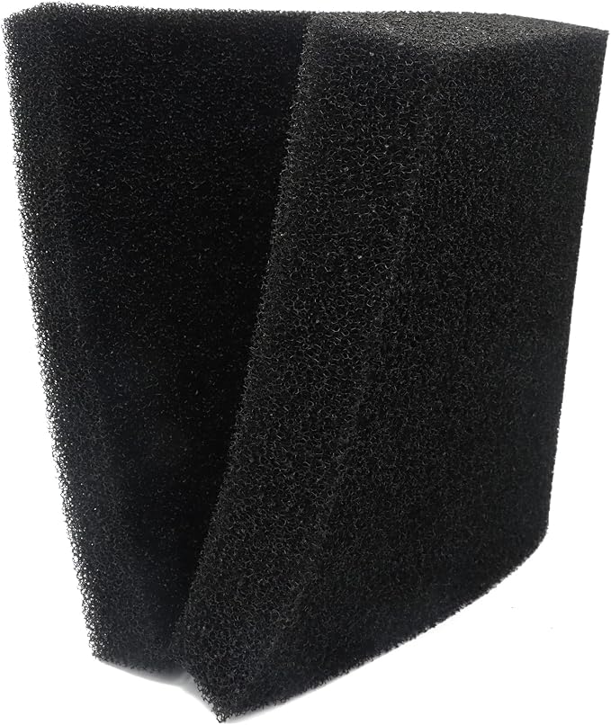 Aquarium Filter Sponge Pad 23" x 12" x 2", 30PPI Cut-to-Size Foam | For Fish Tank, Pond Filter