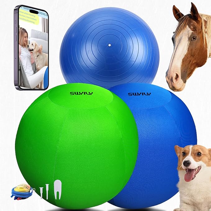 Horse Ball 40inch - Extra Large Toy for Adult Horses, Ideal for Pasture & Indoor Stall Boredom Relief