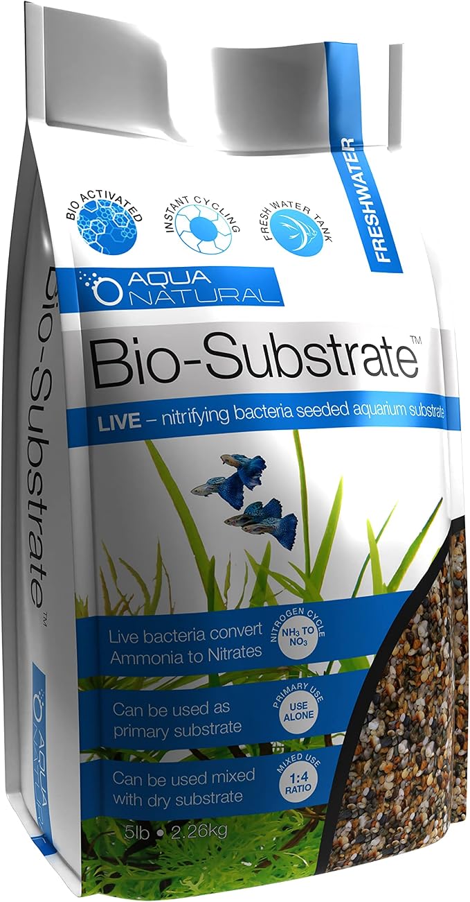 Aqua Natural Bio Substrate and Dry Substrate kit for New and existing Aquariums, Gold (BIOKIT002)