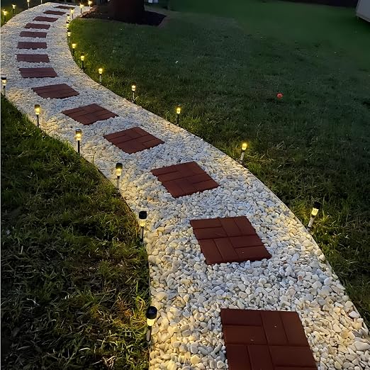 Mulctun 45LB Natural Grey Gravel, 0.8"-1.8" River Rocks,Decorative Pebbles for Indoor Outdoor Planters, Terrarium Rocks in Bulk,Aquarium Gravel for Pathways Backyard Walkways Landscaping Fish Tank