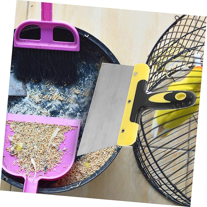 ORFOFE Guano Cleaning Scraper Bird Poop Droppings Cleaning Stainless Steel Blade