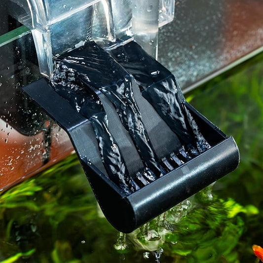 HOZOE Aquarium Filter Baffle, Fish Tank Accessory, Helps Maintain a Calm Water Surface and Slow Down Water Flow, Fish Tank Filter Flow Controller, Suitable for Most Hang-On-Back Filters. (6 CM)