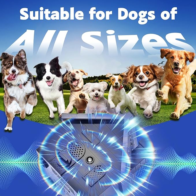 AODA Anti Barking Device for Dogs, Ultrasonic Dog Bark Deterrent Devices, Dog Barking Silencer up to 50 FT, Dog Barking Control Device, Bark Box Indoor Outdoor Use