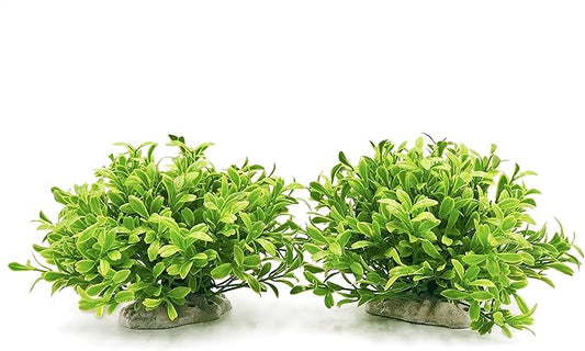 Aquarium Decorations Fish Tank Artificial Green Water Plants Made of Soft Plastic, Safe for All Fish & Pets (Style-3)